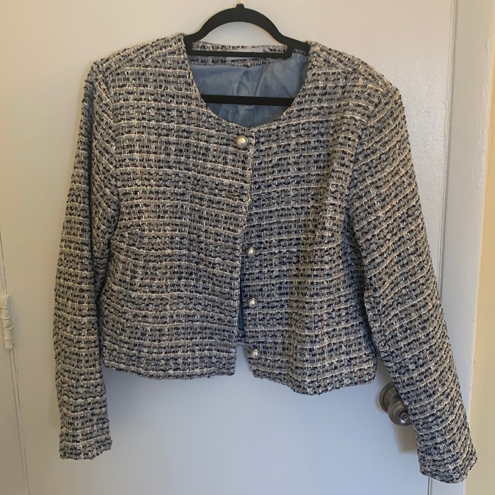 Tweed fashion jacket